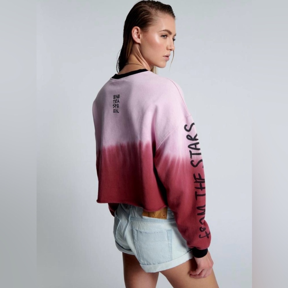 One Teaspoon NWT From the Stars Dipped Collection Crewneck SZ XS online now - Picture 3 of 8